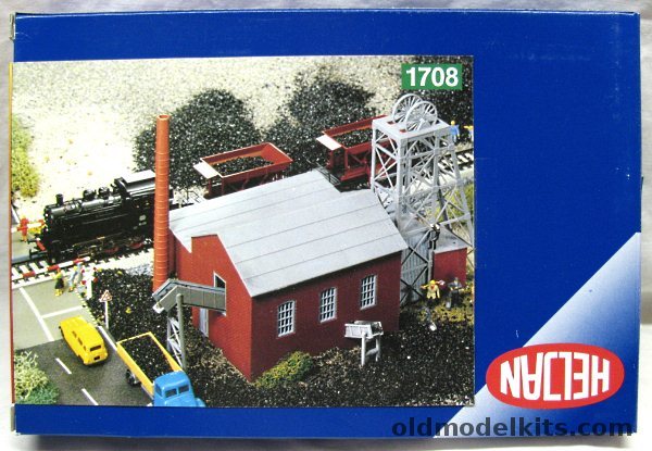 Heljan HO Small Plant / Small Factory - HO Scale Building, 1708 plastic model kit
